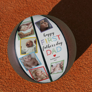 Personalisiertes erstes Vatertags-Basketball-Gesch Basketball