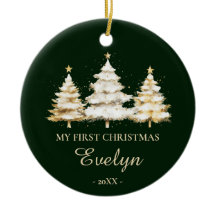 Personalisiertes erstes Weihnachten des Babys