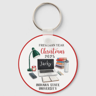 Personalisiertes Erstsemester-Weihnachten für das Schlüsselanhänger