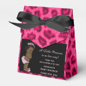 Personalisiertes Ethnic Princess Baby Leopard Must Geschenkschachtel (Vorderseite)