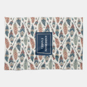 Personalisiertes ethnisches Handtuch Chic Native K (Horizontal)