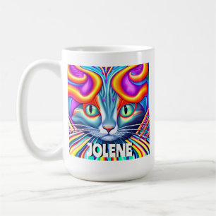 Personalisiertes Etikett Einzigartige Mystical K Kaffeetasse