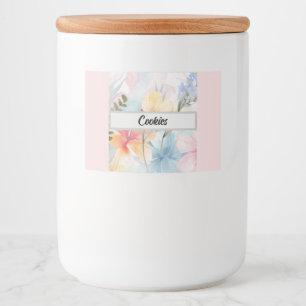 personalisiertes Etikett für die Blume