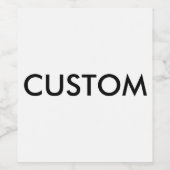 Personalisiertes Etikett für Weinflaschen (Einzelnes Label)