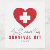 Personalisiertes Etikett für Weinflaschen (Einzelnes Label)