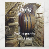 Personalisiertes Etikett für Weinflaschen (Einzelnes Label)