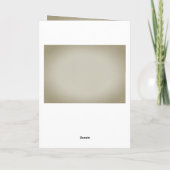 Personalisiertes Eukalyptus-Beileid Karte (Rückseite)