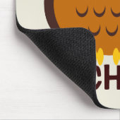 Personalisiertes Eule-Mousepad für Kinder Mousepad (Ecke)