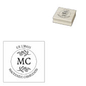 Personalisiertes Ex Libris Monogrammbuch Gummistempel (Stempel)