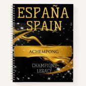 Personalisiertes Executive-Monogramm | Achempong S Notizblock (Vorderseite)