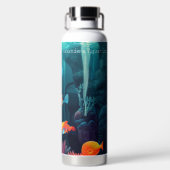 Personalisiertes Exotic Fish Tank Aquarium Wasserf Trinkflasche (Rückseite)