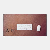 Personalisiertes Fake Leather Desk Mat Schreibtischunterlage (Tastatur & Maus)