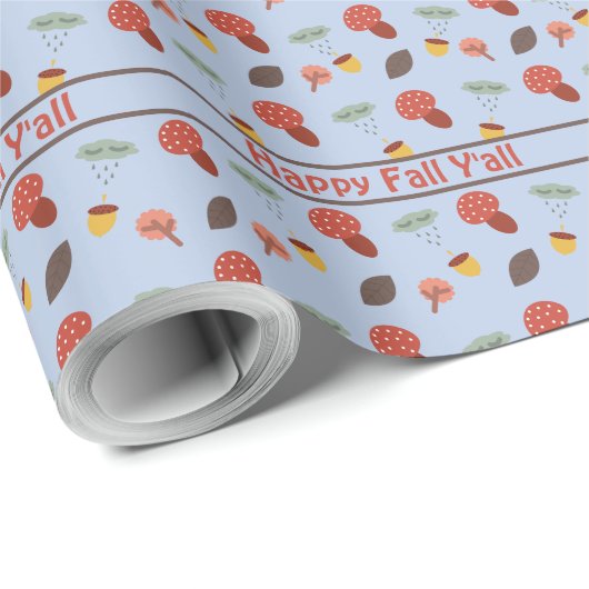 Personalisiertes Fall Wrapper Geschenkpapier (Rolleneckpunkt)