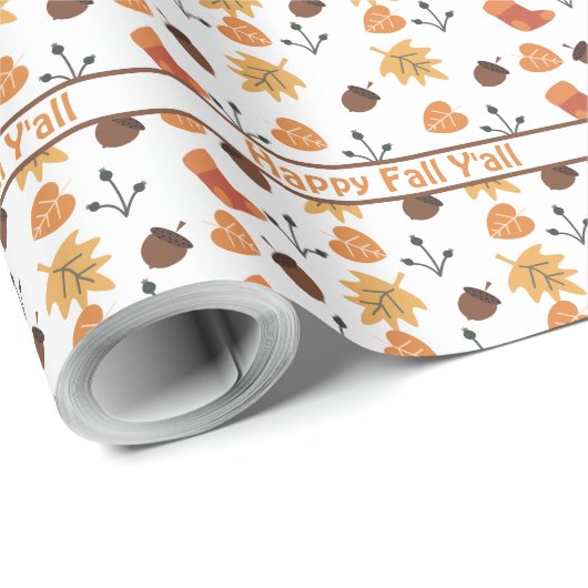 Personalisiertes Fall Wrapper Geschenkpapier (Rolleneckpunkt)