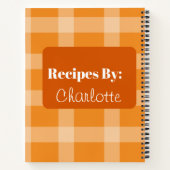 Personalisiertes Fallrezeptbuch für Kinder Notizblock (Rückseite)