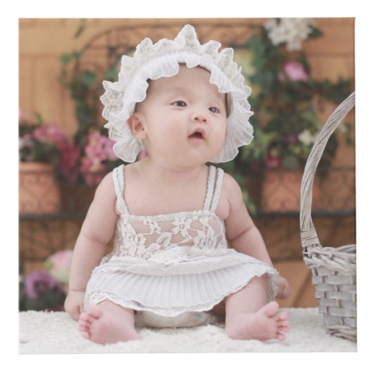 Personalisiertes Familien-Baby oder Kinder 4" Würfel (Rechts)