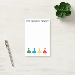 Personalisiertes Familien-Brettspiel für Liebhaber Post-it Klebezettel