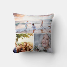 "Personalisiertes Familien-Foto-Kissen – Individue
