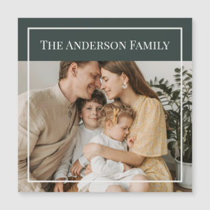 Personalisiertes Familienfoto Benutzerdefinierte Magnetkarte
