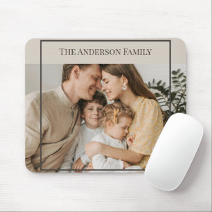Personalisiertes Familienfoto   Benutzerdefinierte Mousepad
