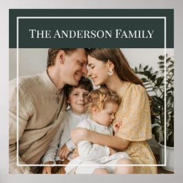 Personalisiertes Familienfoto | Benutzerdefinierte Poster