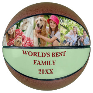 Personalisiertes Familienfoto Beste Familie der We Basketball