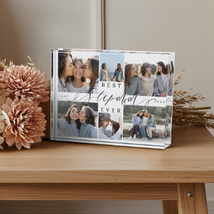 Personalisiertes Familienfoto-Collage-Geschenk Bes Fotoblock