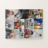Personalisiertes Familienfoto Collage Jigsaw Puzzl Puzzle (Horizontal)
