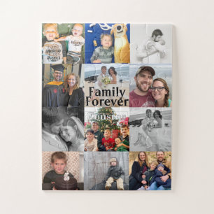 Personalisiertes Familienfoto Collage Jigsaw Puzzl Puzzle