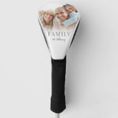 Personalisiertes Familienfoto Golf Headcover (Vorderseite)