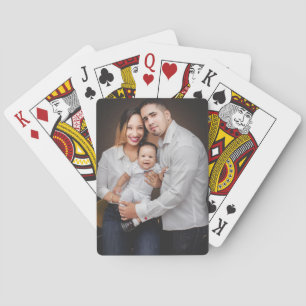 Personalisiertes Familienfoto individuell Spielkarten