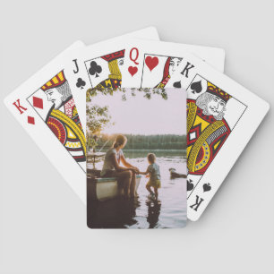 Personalisiertes Familienfoto Spielkarten