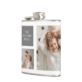 Personalisiertes Familiengeschenk Flachmann (Links)