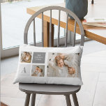 Personalisiertes Familiengeschenk Lendenkissen<br><div class="desc">Mit unserem exquisiten Foto zum Thema Grau-Trendy Collage, dem ultimativen Familiengeschenk, das hochgeschätzte Erinnerungen in personalisierter und stilvoller Weise erobert. Diese sorgfältig gestaltete Collage zeigt die schönen Momente und Bindungen, die in Ihrer Familie geteilt werden, und macht sie zu einem wirklich besonderen und herzlichen Geschenk. Mit seinem schlichten grauen Design...</div>