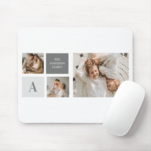 Personalisiertes Familiengeschenk Mousepad (Mit Mouse)