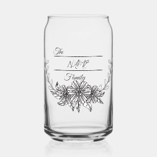 Personalisiertes Familienlogo Dosenglas