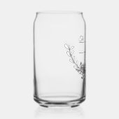 Personalisiertes Familienlogo Dosenglas (Rechts)