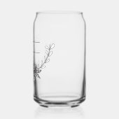 Personalisiertes Familienlogo Dosenglas (Links)