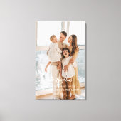 Personalisiertes Familienportrait Leinwanddruck (Vorderseite)