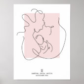 Personalisiertes Familienportrait Poster (Vorne)