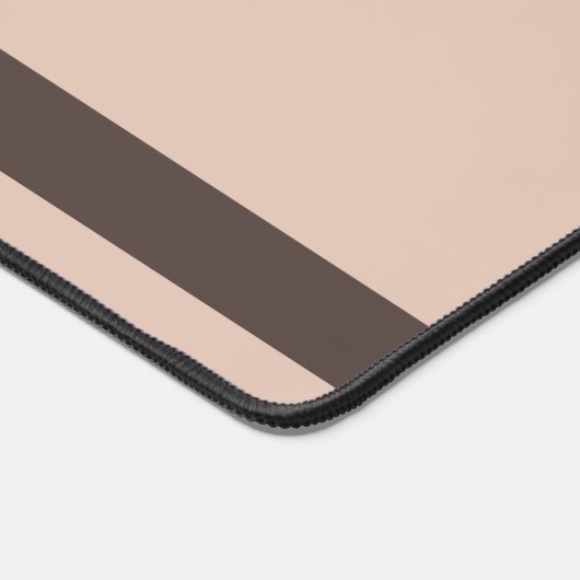 Personalisiertes Familienportrait Warme Neutrals M Schreibtischunterlage (Ecke)