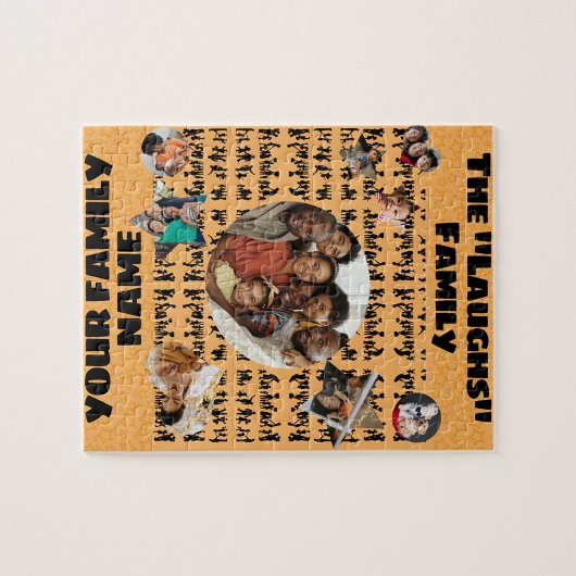 Personalisiertes Familienpuzzle Puzzle