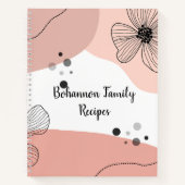 Personalisiertes Familienrezept Notizblock (Vorderseite)