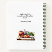 Personalisiertes Familienrezeptbuch Notizblock (Rückseite)