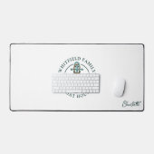 Personalisiertes Familienschiff Schreibtischunterlage (Tastatur & Maus)