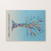 Personalisiertes Familienstammbaum-Puzzle Puzzle (Horizontal)
