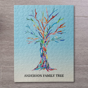 Personalisiertes Familienstammbaum-Puzzle Puzzle