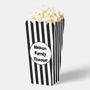 Personalisiertes Familientheater Popcorn Geschenkschachtel
