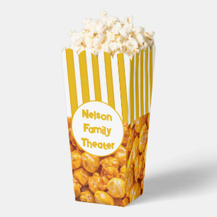 Personalisiertes Familientheater Popcorn Geschenkschachtel