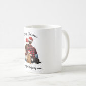 Personalisiertes Familienweihnachten 2025 Kaffeetasse (VorderseiteRechts)